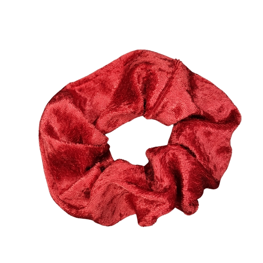 Red Velvet Hair Scrunchie [LARGE]